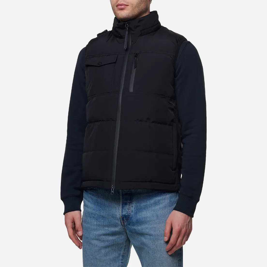 MA.Strum Мужской жилет Softshell Down Quilt Funnel Neck