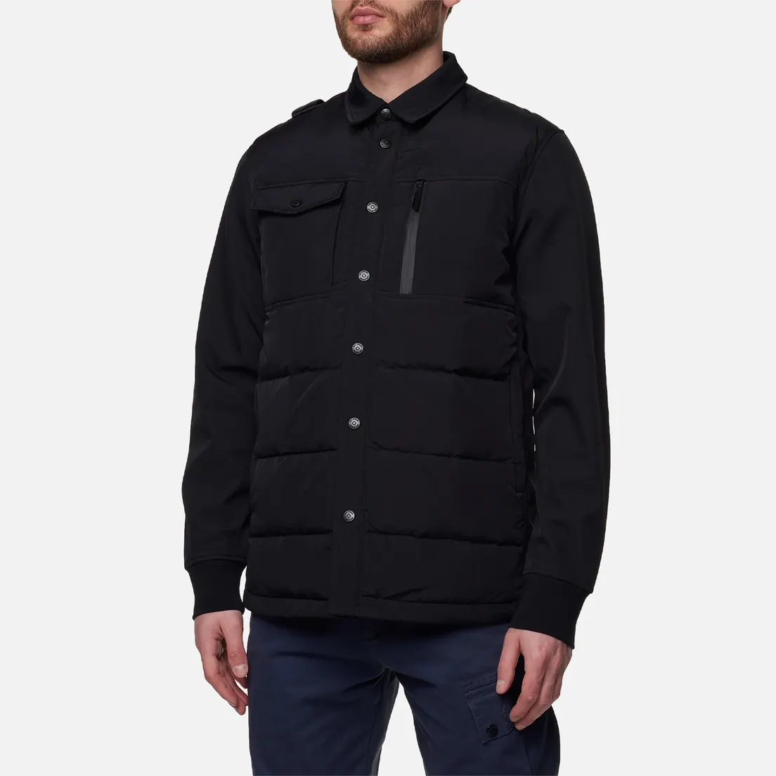 MA.Strum Мужская демисезонная куртка Softshell Down Quilt Overshirt