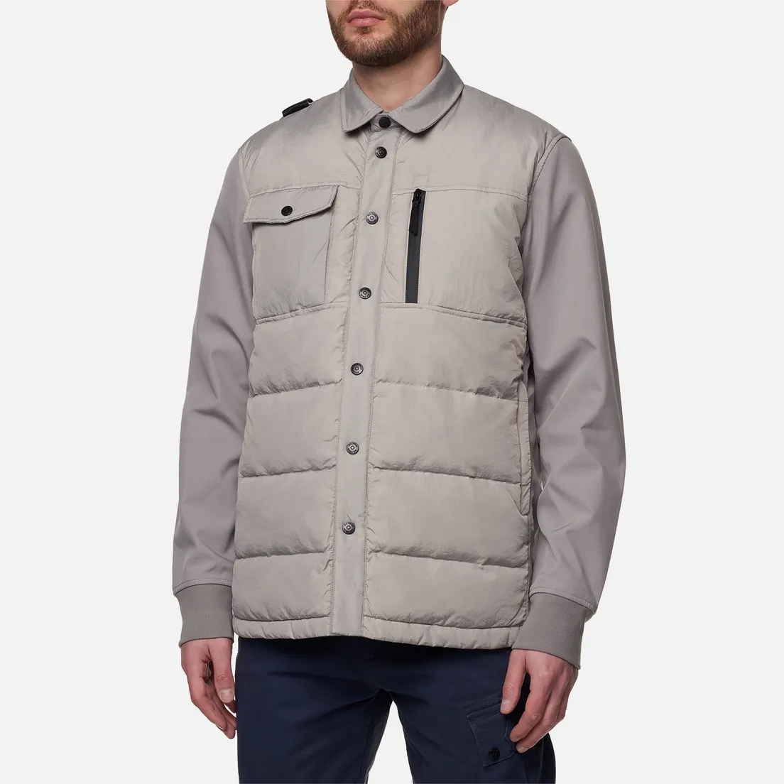 MA.Strum Мужская демисезонная куртка Softshell Down Quilt Overshirt