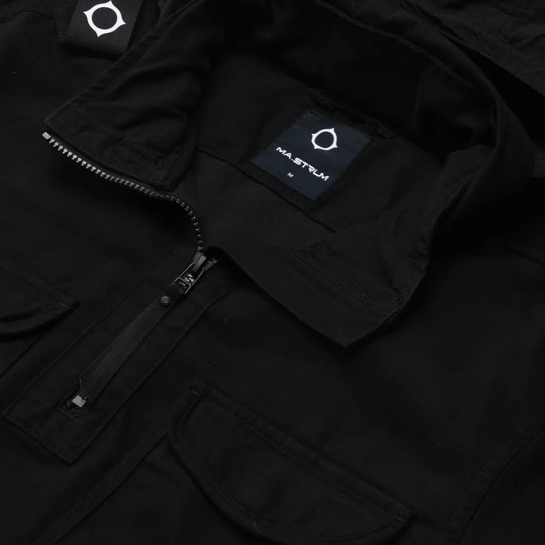 MA.Strum Мужская рубашка Quarter Zip Funnel Overshirt