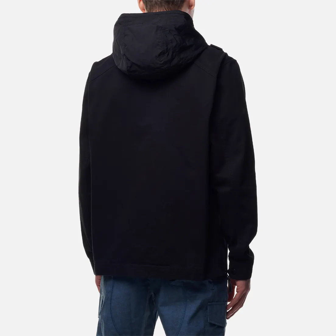 MA.Strum Мужская рубашка Quarter Zip Funnel Overshirt