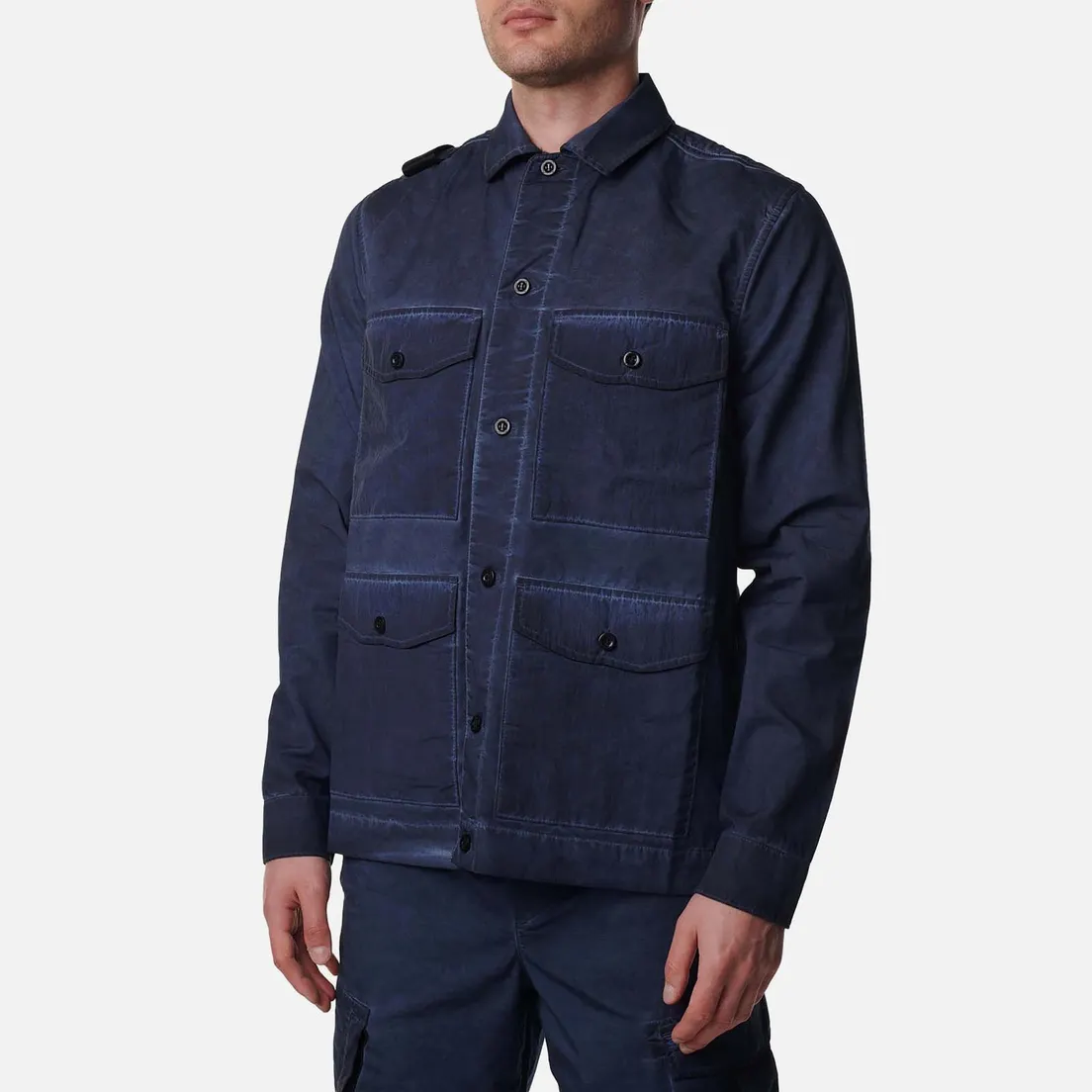 MA.Strum Мужская куртка ветровка Oil Wash Four Pocket