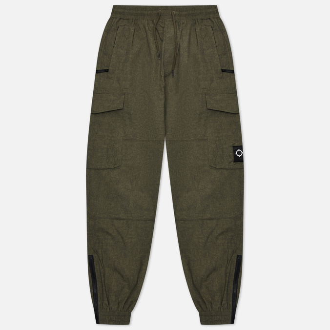 Мужские брюки MA.Strum Tie Dyed Cargo Regular Fit, цвет оливковый