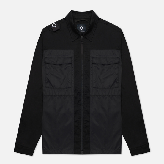 Мужская рубашка MA.Strum Zip-Through Overshirt Jet Black