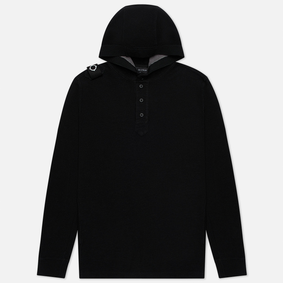 Мужская толстовка MA.Strum Double Face Pique Overhead Hoody Jet Black