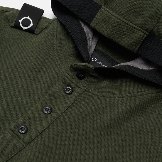 Мужская толстовка MA.Strum Double Face Pique Overhead Hoody Oil Slick