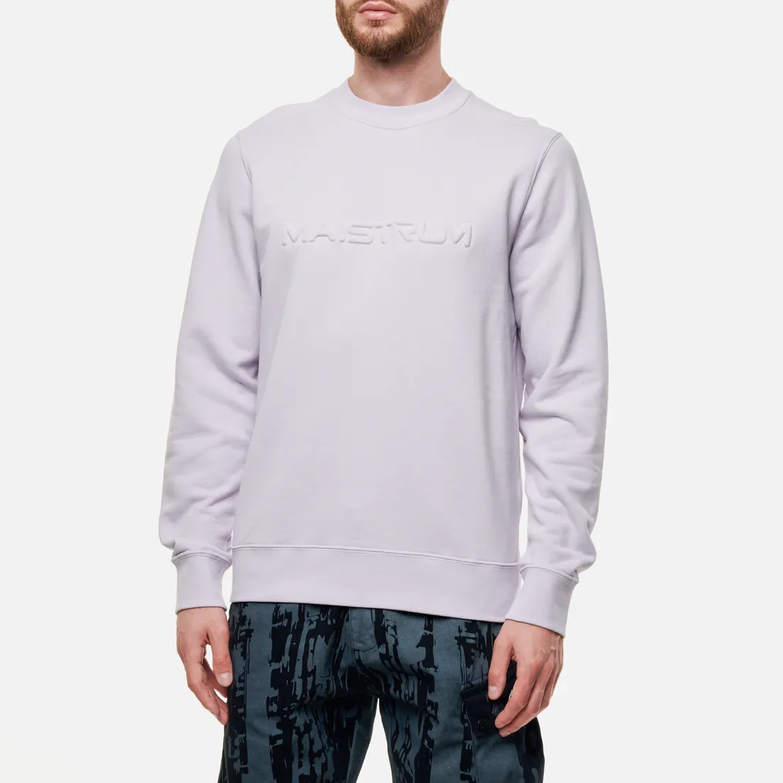 MA.Strum Мужская толстовка Embossed Logo Crew Neck