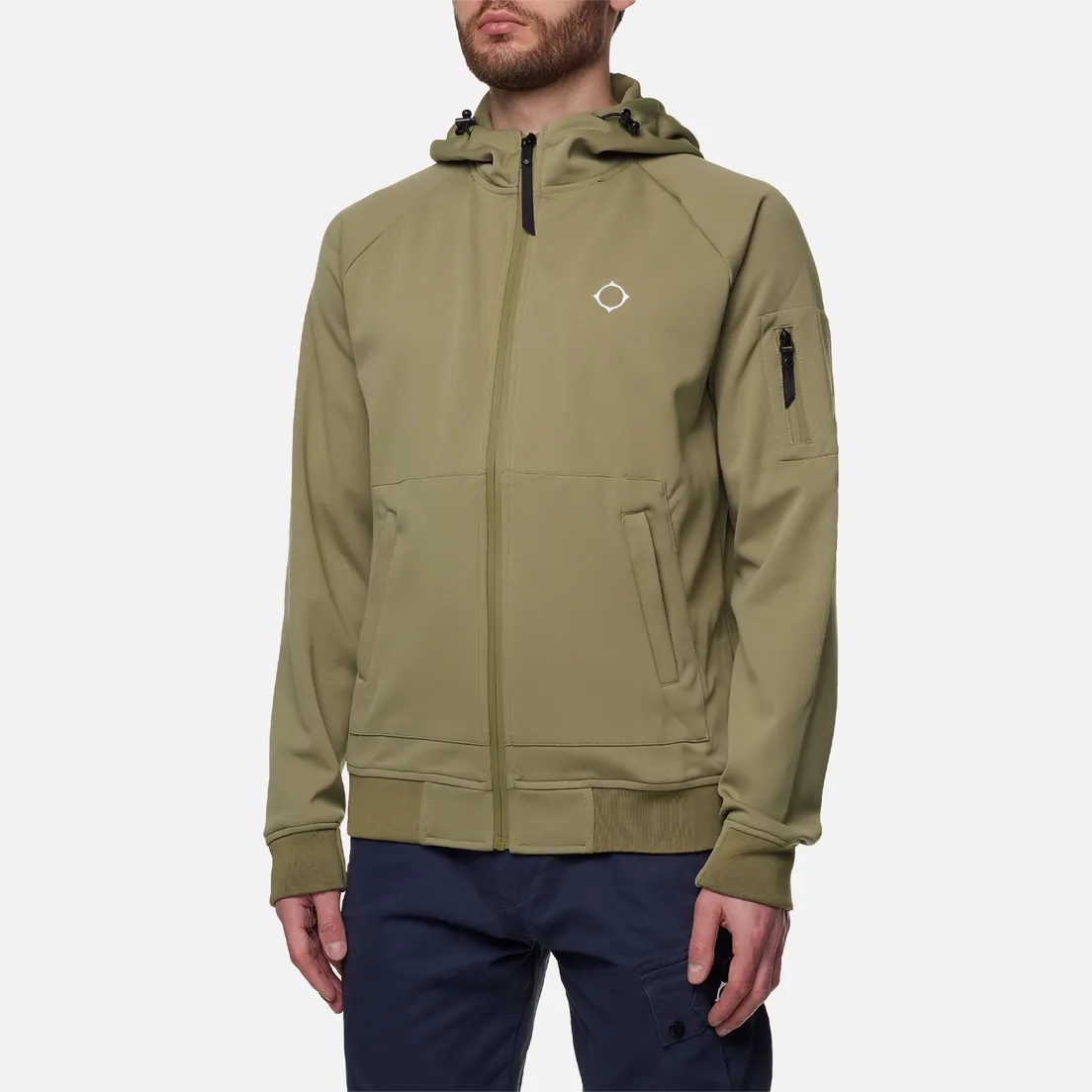 MA.Strum Мужская толстовка Tech Fleece Full Zip Hoodie