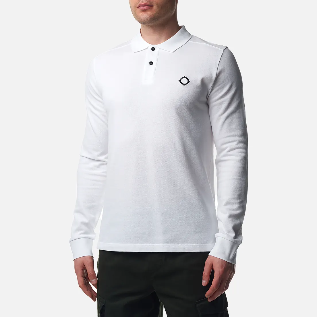 MA.Strum Мужской лонгслив Pique Polo