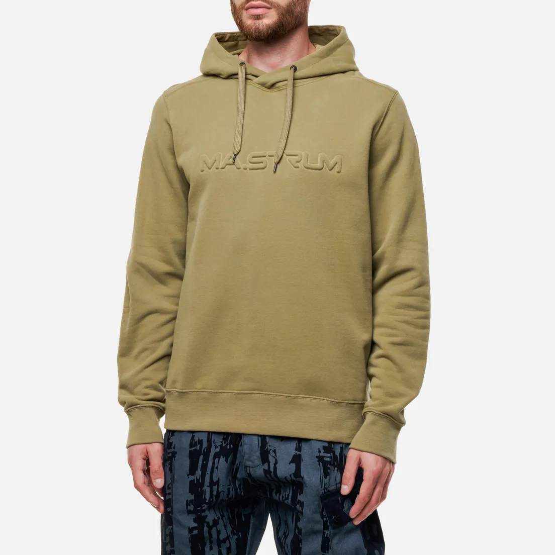 MA.Strum Мужская толстовка Embossed Logo Overhead Hoodie