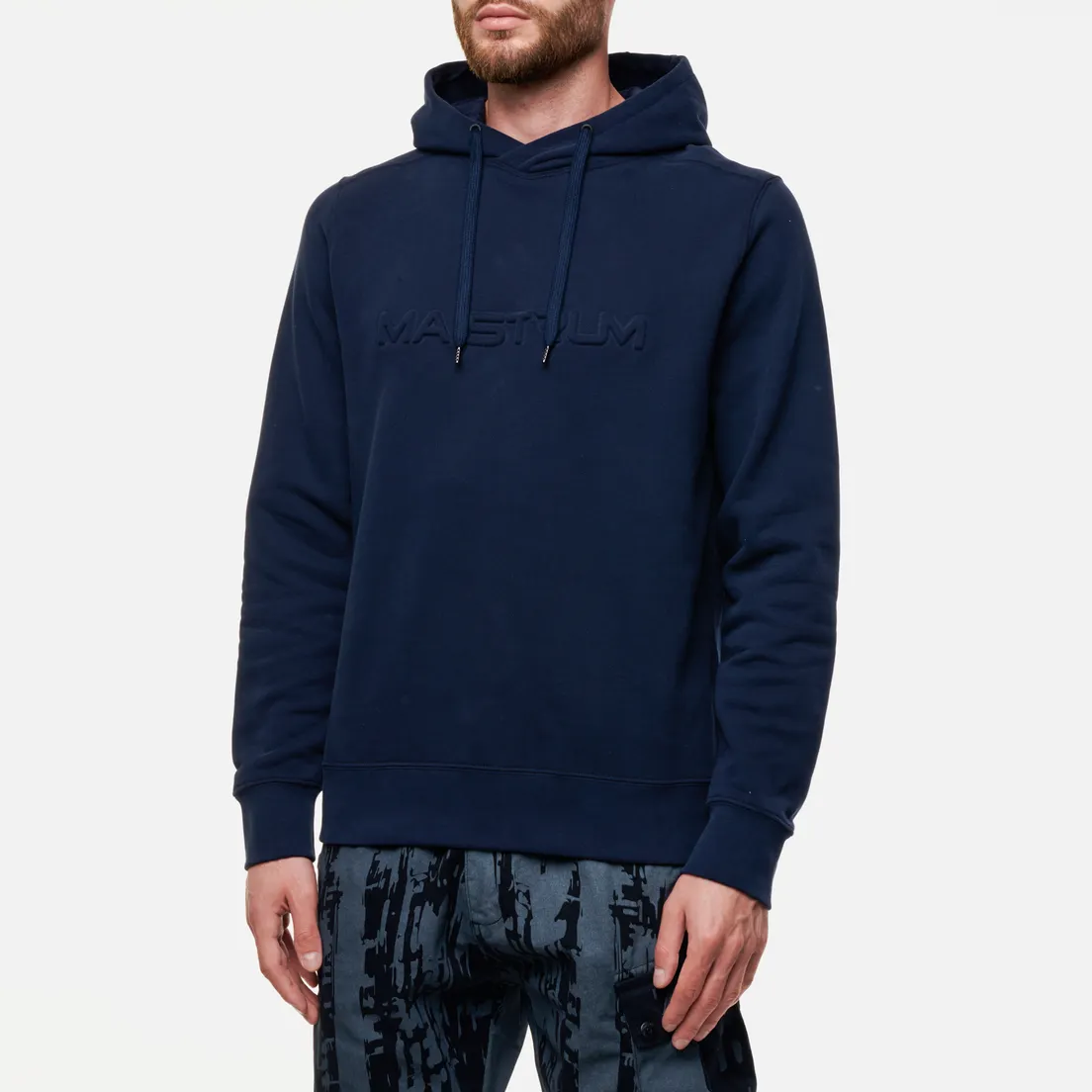 MA.Strum Мужская толстовка Embossed Logo Overhead Hoodie