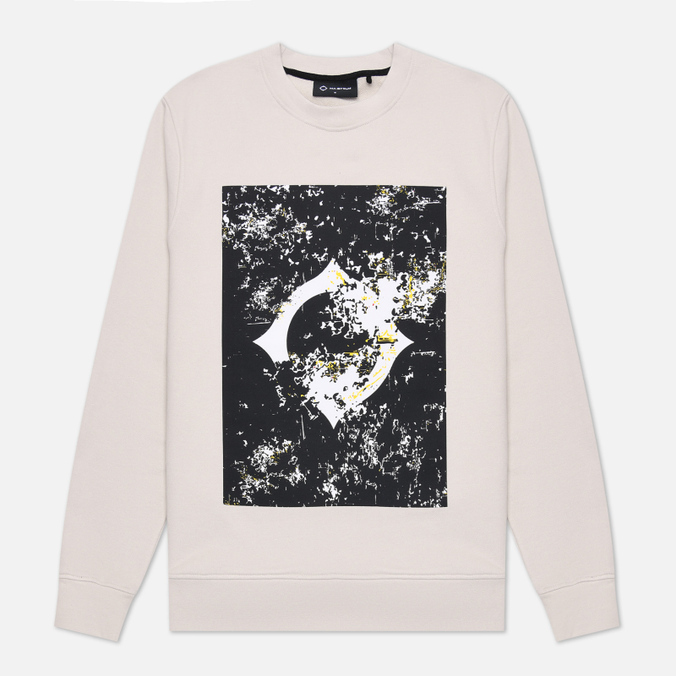 Мужская толстовка MA.Strum Decay Print Crew Neck, цвет серый