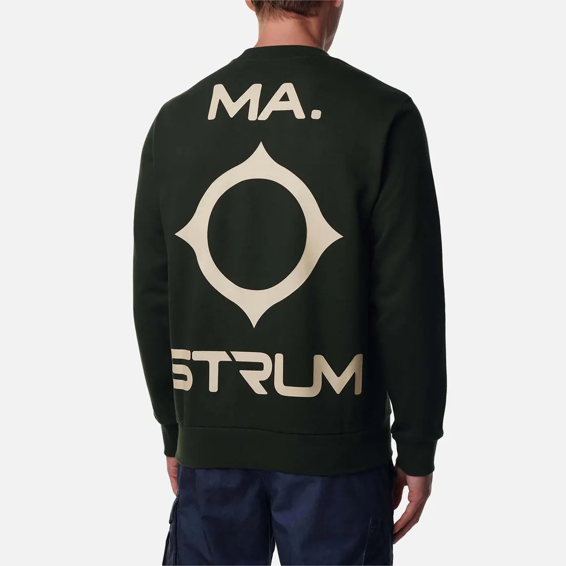 MA.Strum Мужская толстовка Oversized Back Logo Print