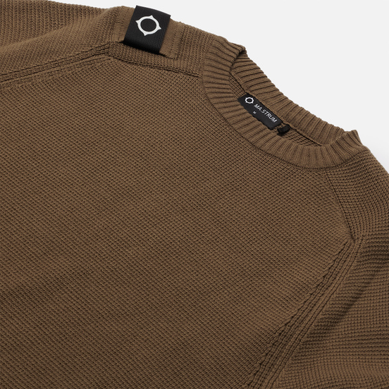 Мужской свитер MA.Strum Milano Knit Crew Neck Timber Wolf