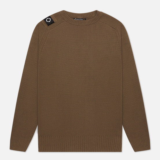 Мужской свитер MA.Strum Milano Knit Crew Neck Timber Wolf