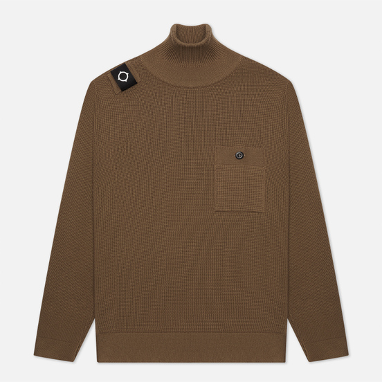 Мужской свитер MA.Strum Milano Knit Roll Neck Timber Wolf