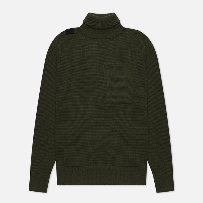 Мужской свитер MA.Strum Milano Knit Roll Neck, цвет оливковый