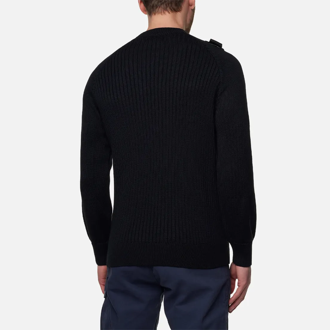 MA.Strum Мужской свитер Rib Panel Crew Neck