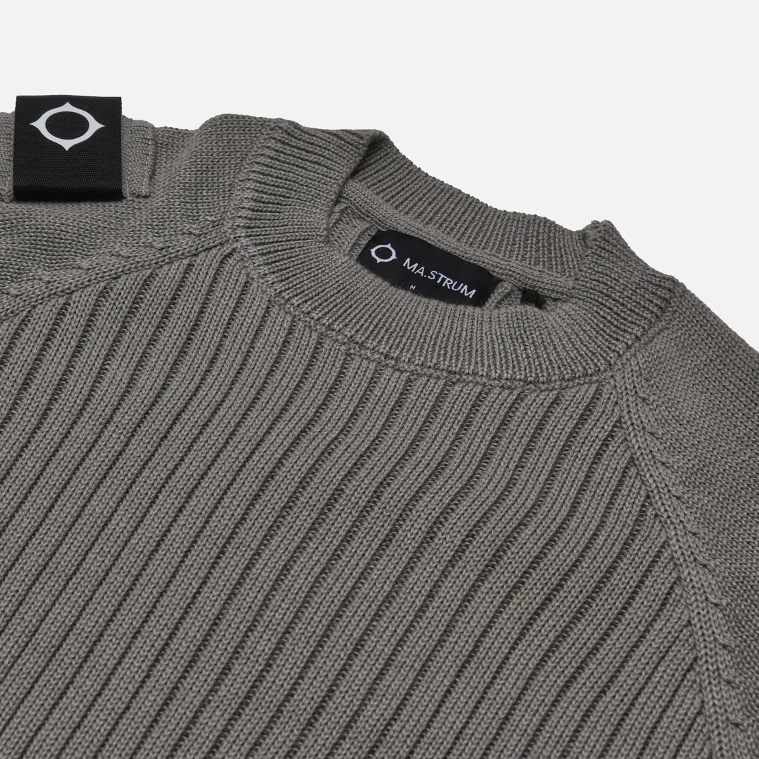 MA.Strum Мужской свитер Rib Panel Crew Neck
