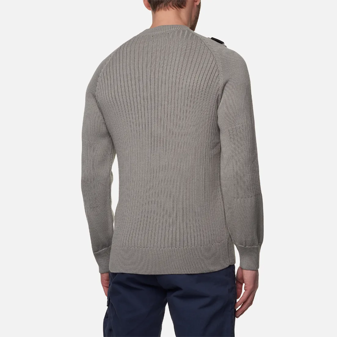 MA.Strum Мужской свитер Rib Panel Crew Neck