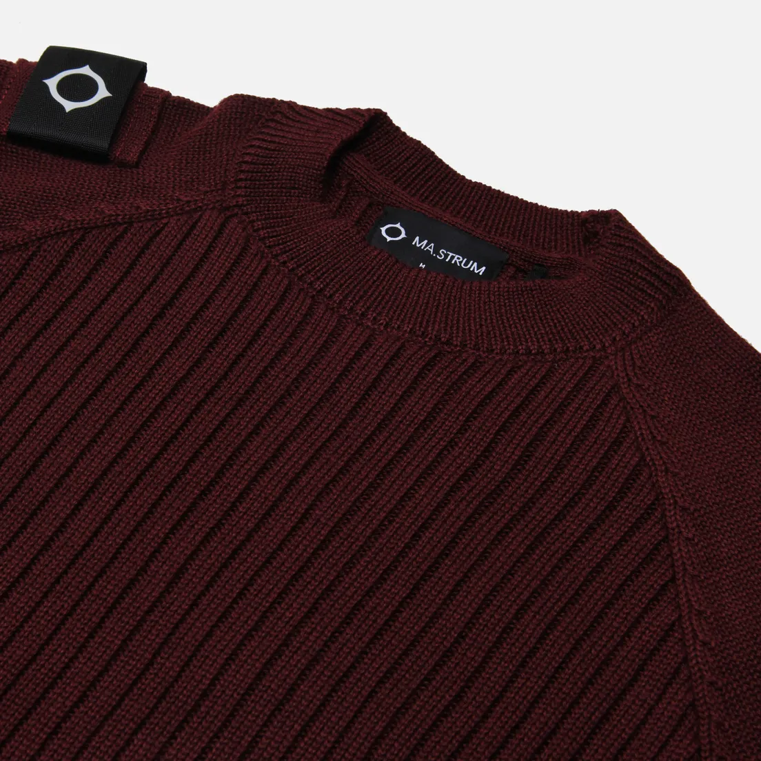 MA.Strum Мужской свитер Rib Panel Crew Neck
