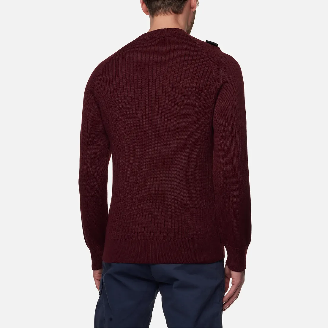 MA.Strum Мужской свитер Rib Panel Crew Neck