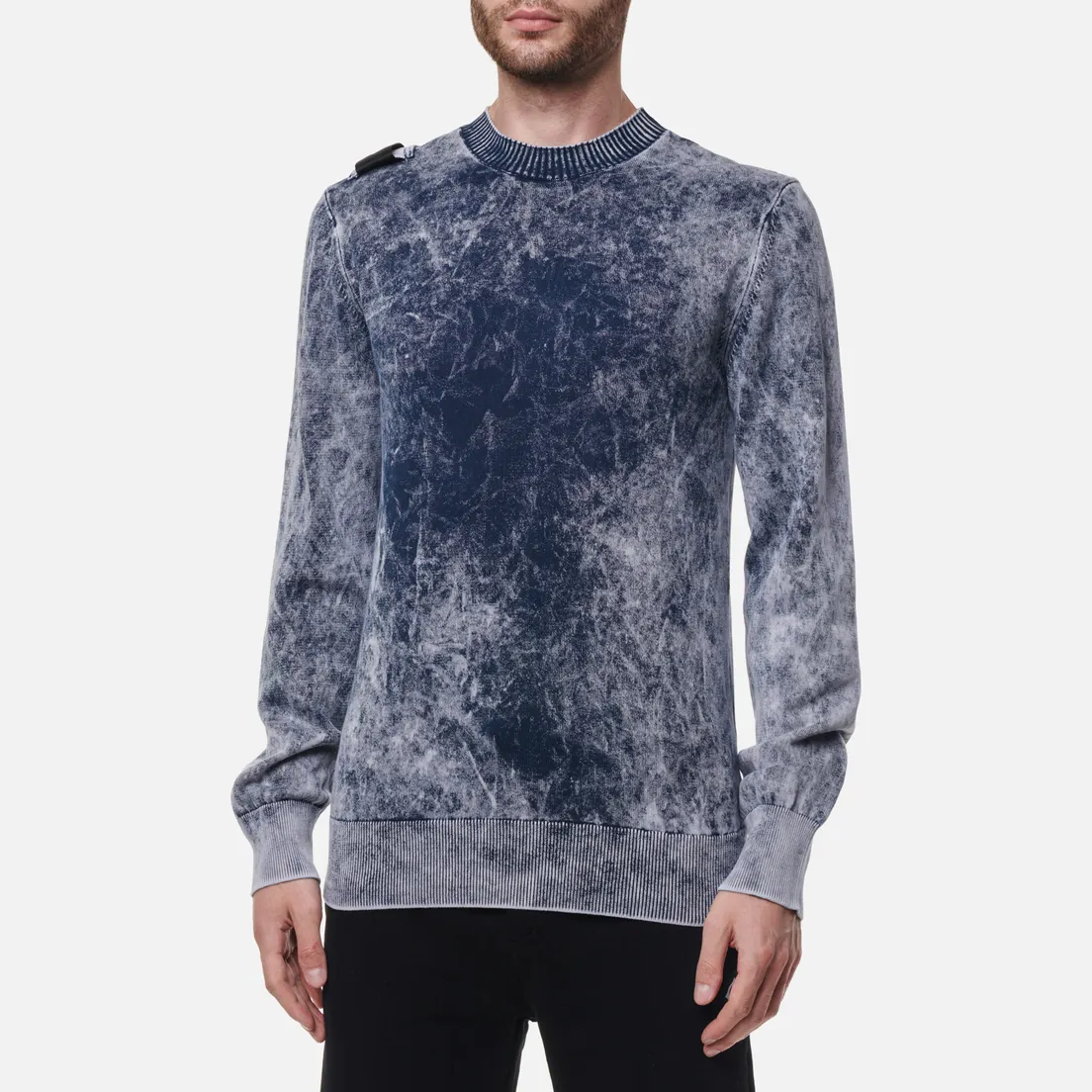 MA.Strum Мужской свитер Acid Wash Crew Neck