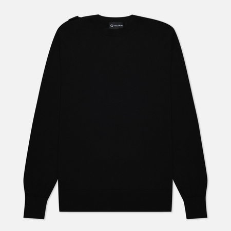 фото Мужской свитер ma.strum crew neck, цвет чёрный, размер s