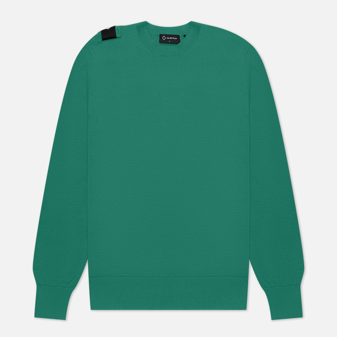 Мужской свитер MA.Strum Crew Neck, цвет зелёный