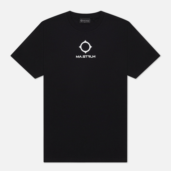 Мужская футболка MA.Strum Archive Logo Print Jet Black