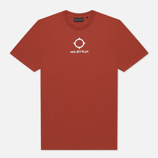 Мужская футболка MA.Strum Archive Logo Print Burnt Orange