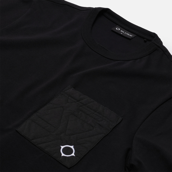Мужская футболка MA.Strum Polygon Quilt Pocket Jet Black