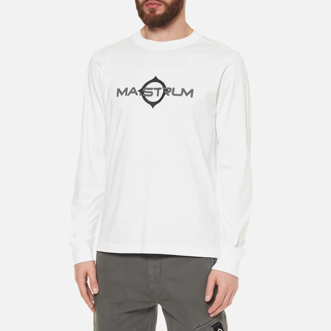 MA.Strum Мужской лонгслив Logo Print FW21