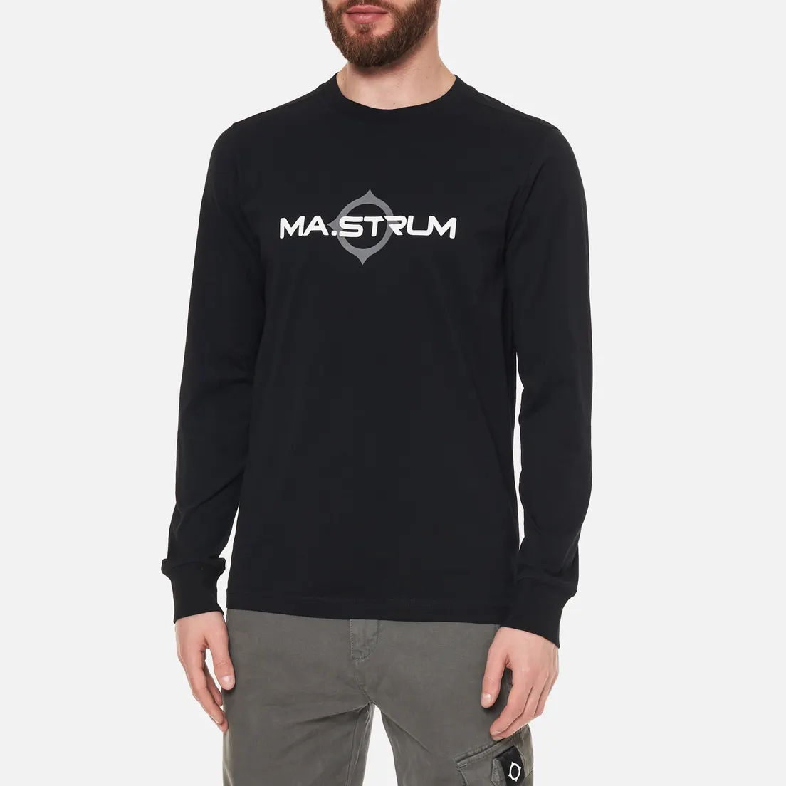 MA.Strum Мужской лонгслив Logo Print