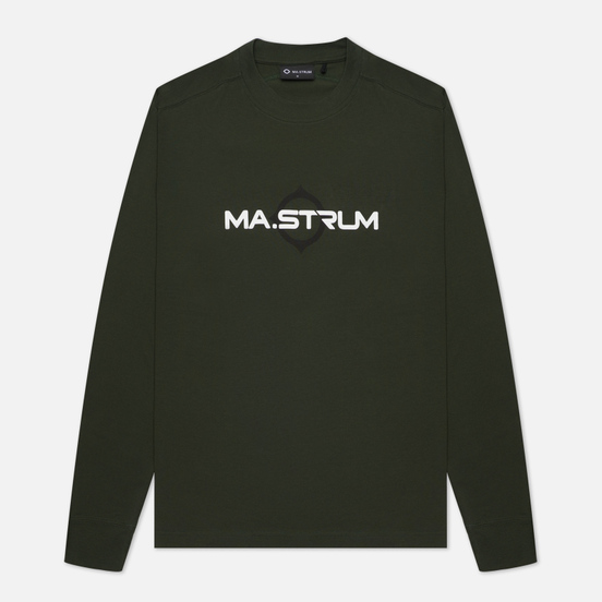 Мужской лонгслив MA.Strum Logo Print Oil Slick