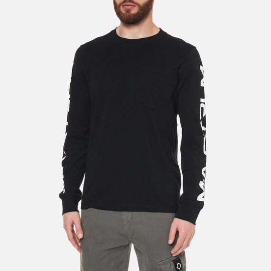 Мужской лонгслив MA.Strum Sleeve Print Jet Black