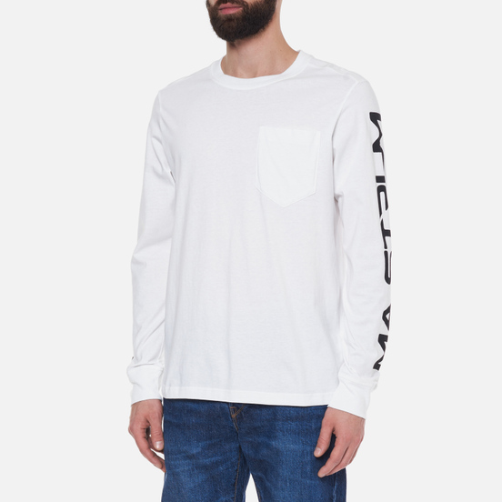 Мужской лонгслив MA.Strum Sleeve Print Optic White