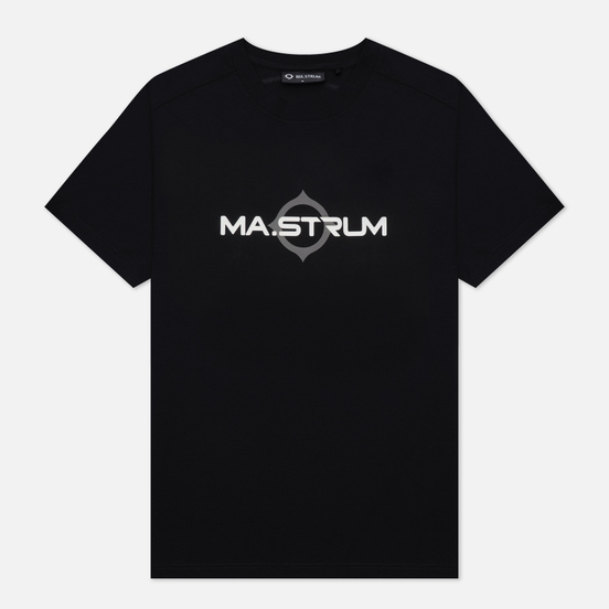 Мужская футболка MA.Strum Logo Print Jet Black