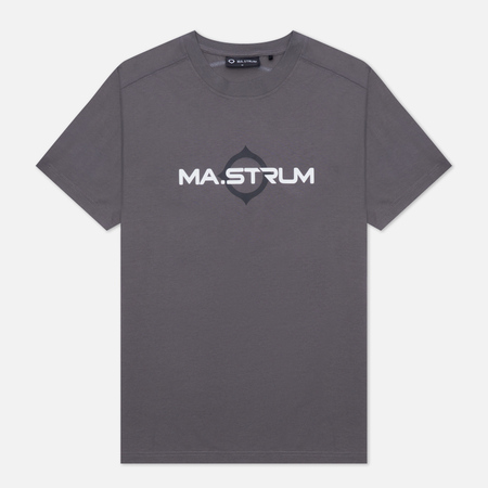 Мужская футболка MA.Strum Logo Print, цвет серый, размер XXL