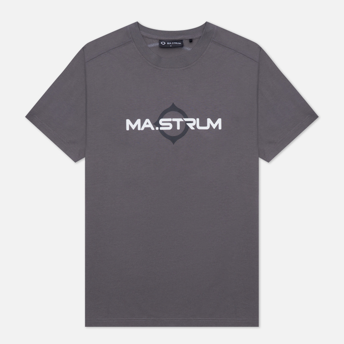 Мужская футболка MA.Strum, цвет серый, размер S MAS8369-M019 Logo Print - фото 1