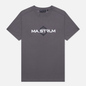 Мужская футболка MA.Strum Logo Print Dark Slate фото - 0