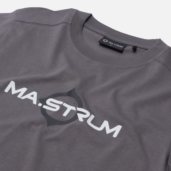 Мужская футболка MA.Strum, цвет серый, размер S MAS8369-M019 Logo Print - фото 2