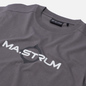 Мужская футболка MA.Strum Logo Print Dark Slate фото - 1
