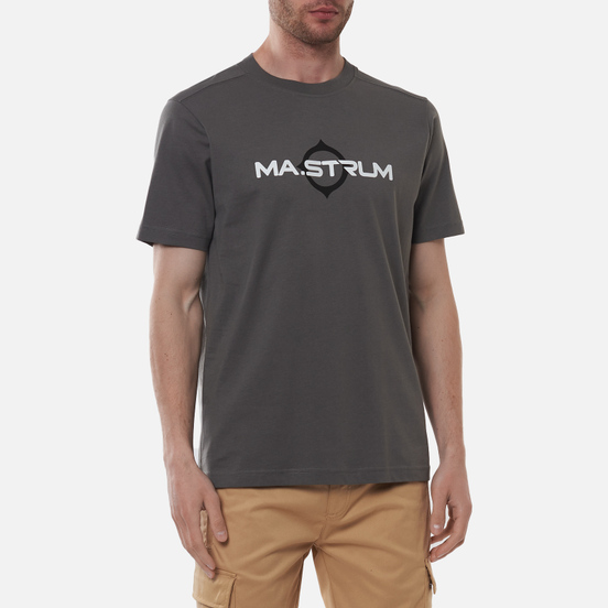 Мужская футболка MA.Strum Logo Print Dark Slate