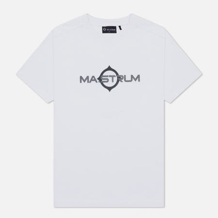 Мужская футболка MA.Strum Logo Print, цвет белый, размер XXL