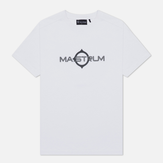 Мужская футболка MA.Strum Logo Print Optic White