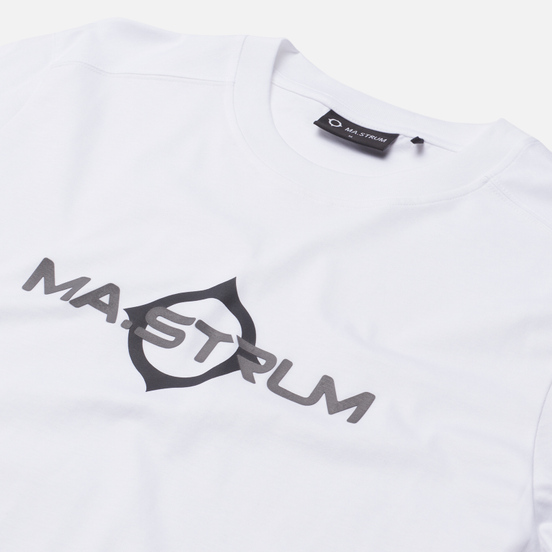Мужская футболка MA.Strum Logo Print Optic White
