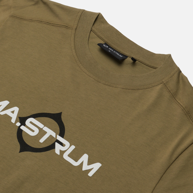 Мужская футболка MA.Strum, цвет зелёный, размер XL MAS8369-M329 Logo Print - фото 2