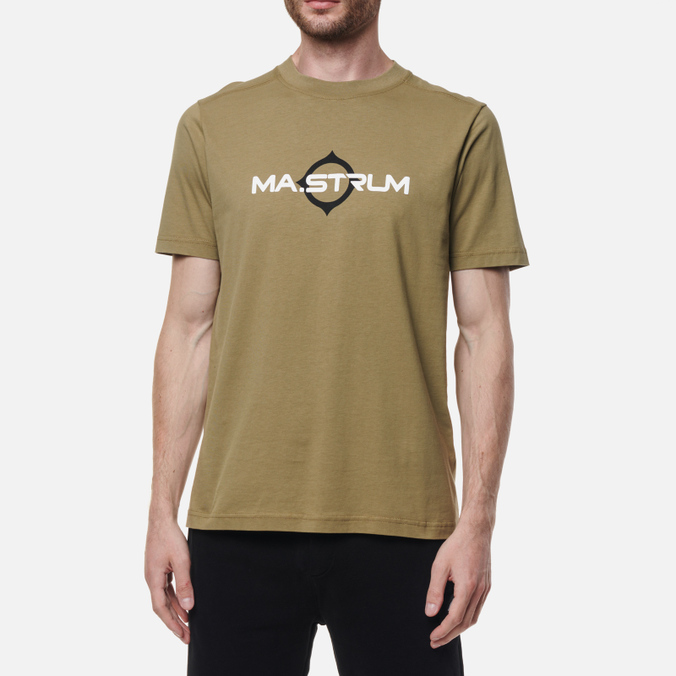 Мужская футболка MA.Strum, цвет зелёный, размер XL MAS8369-M329 Logo Print - фото 3