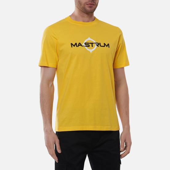 Мужская футболка MA.Strum Logo Print Citrus Yellow